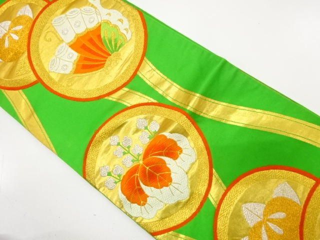 JAPANESE KIMONO / ANTIQUE KIMONO / SILK / WOVEN BUTTERFLY